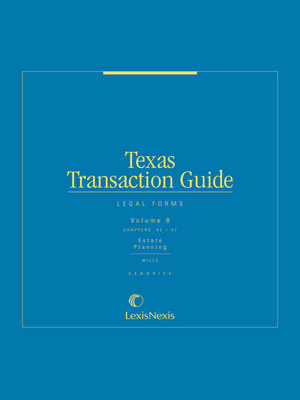 cover image of Texas Transaction Guide: Legal Forms